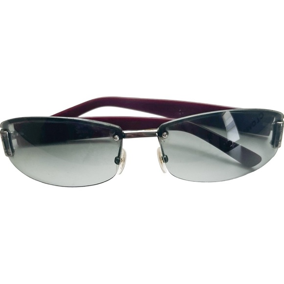 GUCCI VINTAGE 1798 Gray Gradient GG Pattern Sunglasses - Picture 2 of 10